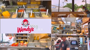 REALISTIC Day in a life of a fast food worker (WENDY