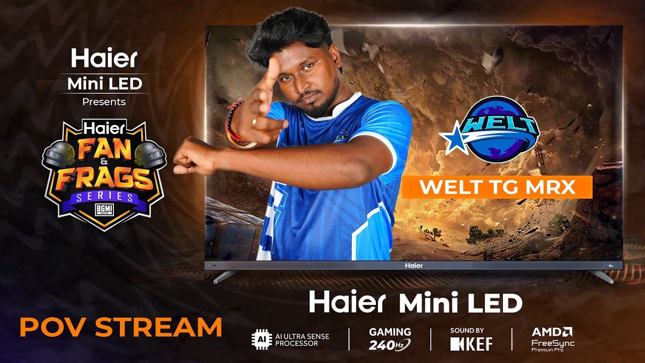 தமிழில் - Last Day - Haier Fan and Frags | BGMI | POV STREAM 
