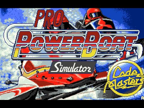 Amiga 500 Longplay [125] Pro Powerboat Simulator