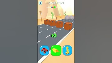 Shape shifting2 game level-1363  hyper casual game #shapeshifting  #gameplay #gaming #shortvideo