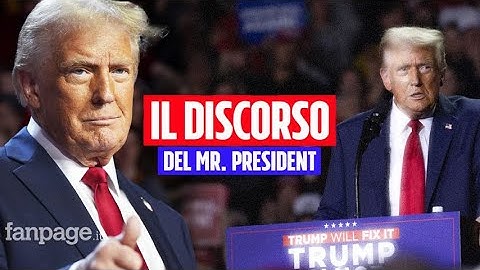 Elezioni americane 2024, Trump parla da vincitore sul palco: “Abbiamo fatto la storia”