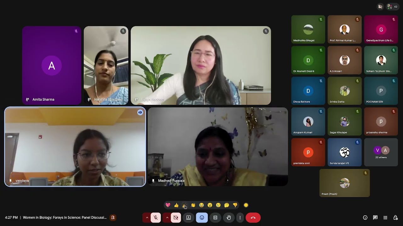 #Women in #Biology:  Forays in #Science | Panel Discussion