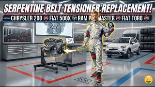 How to Replace the Serpentine Belt Tensioner & Idler Pulley (Chrysler, Fiat, Ram)