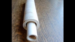 Make a wooden pipe
