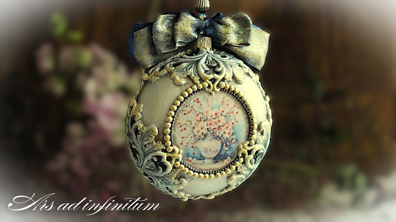 Medalion z motywem kwiatów wiśni. / Medallion with a cherry blossom motif. Decoupage. Tutorial.