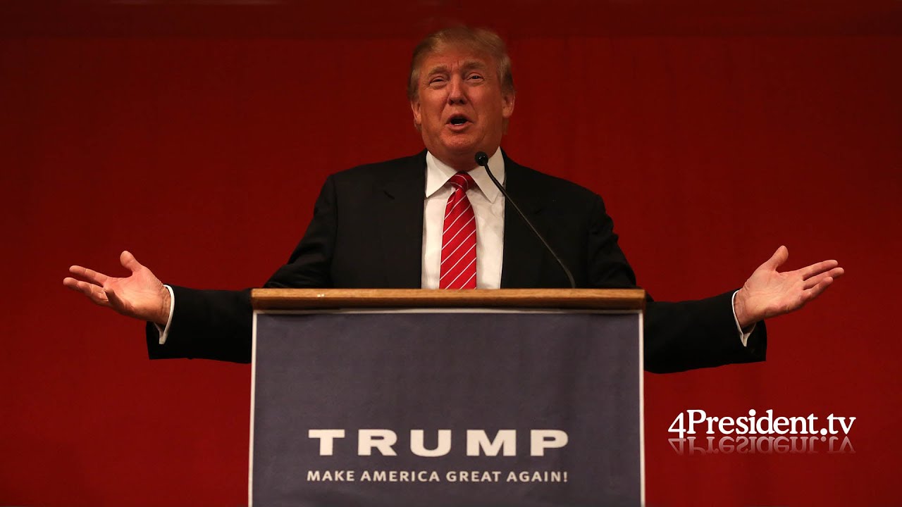 Donald Trump, Iowa Town Hall Meeting, June 4, 2015, Mason City, Iowa ...