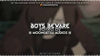 Mad Tsai - Boys Beware Edit Audio 12 Other Versions