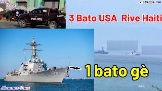 Panik Vilaj de Dye. Yon Bato Gè etazini rive Pòtoprens ak 2 Lòt. Batay Militan devan Montana