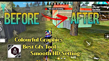 Free Fire Gfx Tool Smooth HD Setting Colorful Graphics | Lag Fix Best Setting