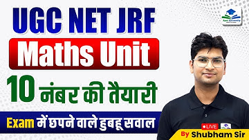 UGC NET Math Marathon Class | UGC NET Paper 1 Math Most Important Questions | UGC NET Paper 1