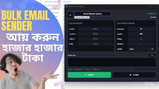 Best Bulk Email Sender Software 2026 | Python + Camoufox দিয়ে বানানো | Compose sender for gmail | screenshot 2