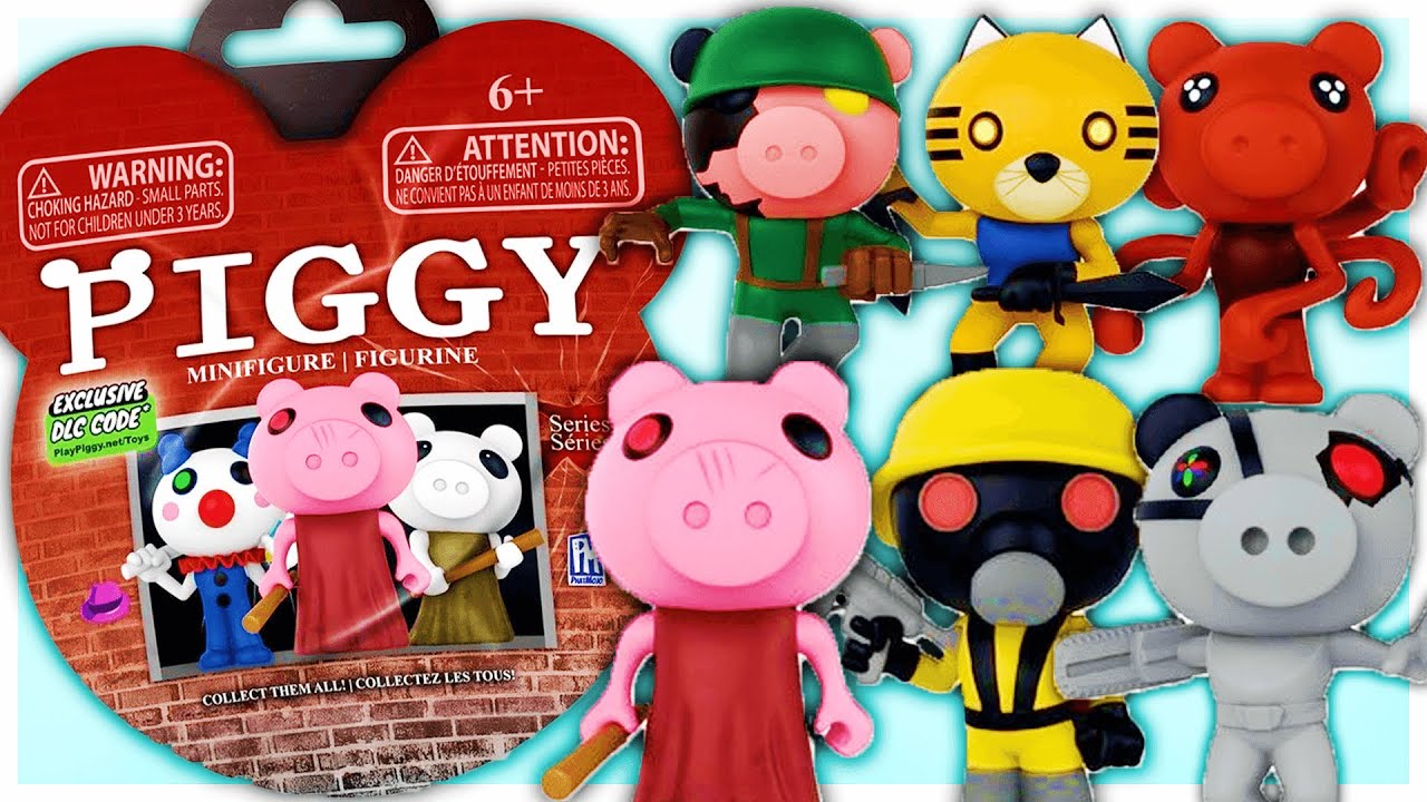 Piggy Toys Revealed Secret Skins Codes Roblox Piggy Youtube - minitoon roblox piggy toys