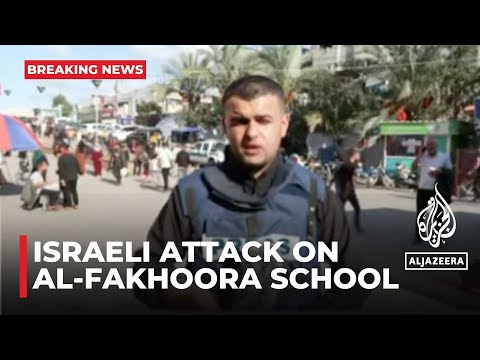 Israeli forces strike Al-Fakhoora School in northern Gaza