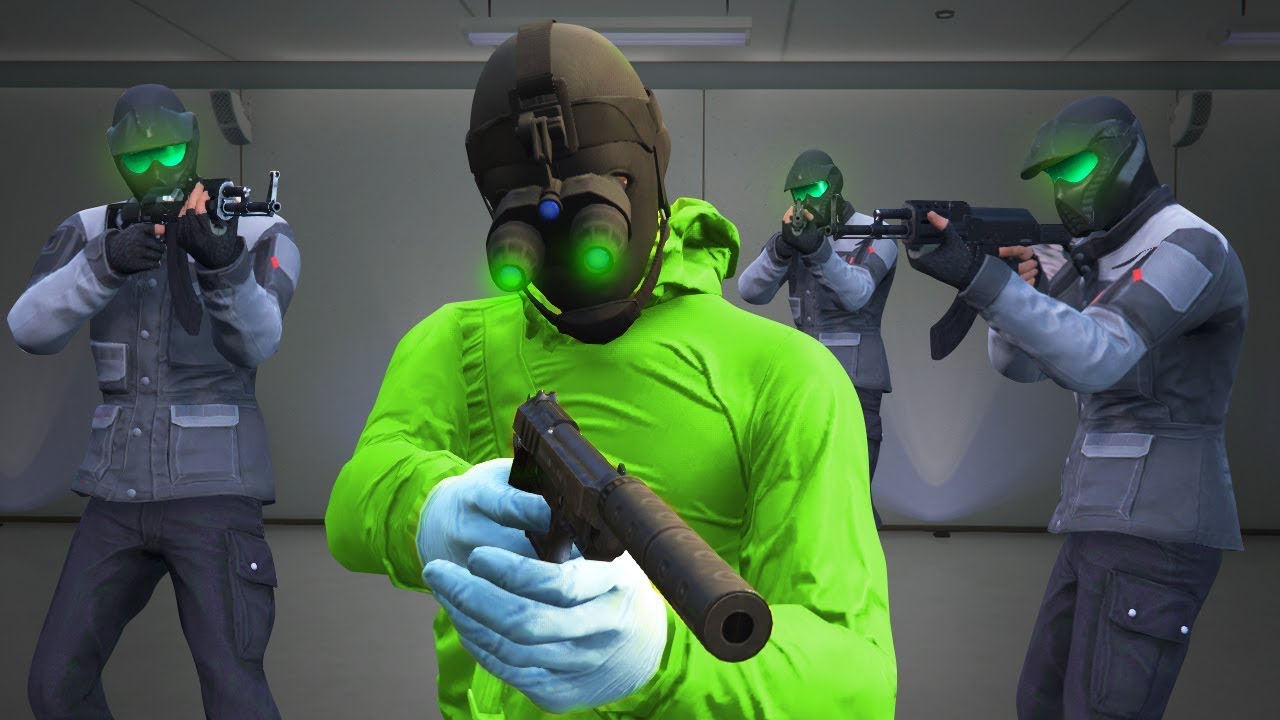 NIGHTVISION LOS SANTOS BASE HEIST! (GTA 5 Heists)
