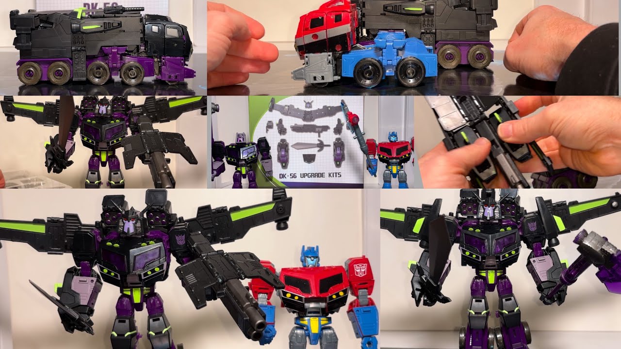 Комплекты для модернизации DNA Design DK-56 для трансформаторов. Полный обзор сборки мотор-мастер...