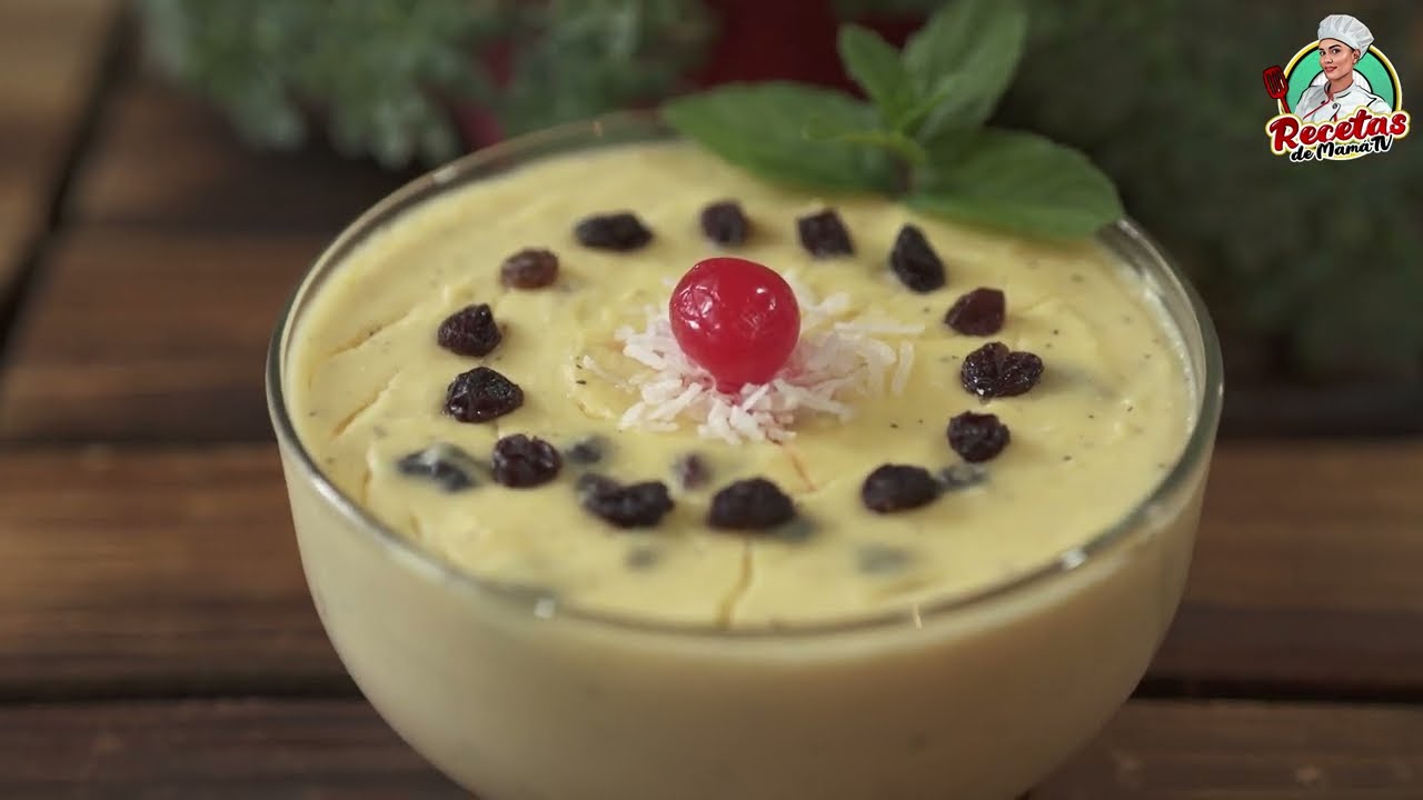 Natilla de maracuyá y coco / cómo hacer natilla  / recetas de natilla