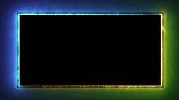 Neon Light Border | Frames Template Video | Glowing Frame Black Screen | Background Loop #frames