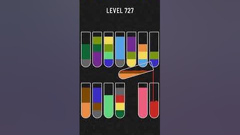water sort puzzle - level 727