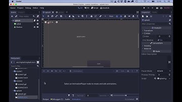 Scene transitions in Godot