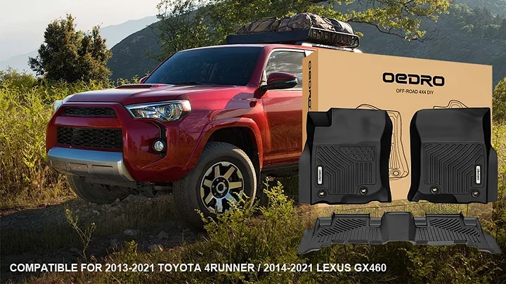 OEDRO #FloorMats for 2013-2021 Toyota 4Runner 2014-2021 Lexus GX460 | Top Floor Liner in 2021
