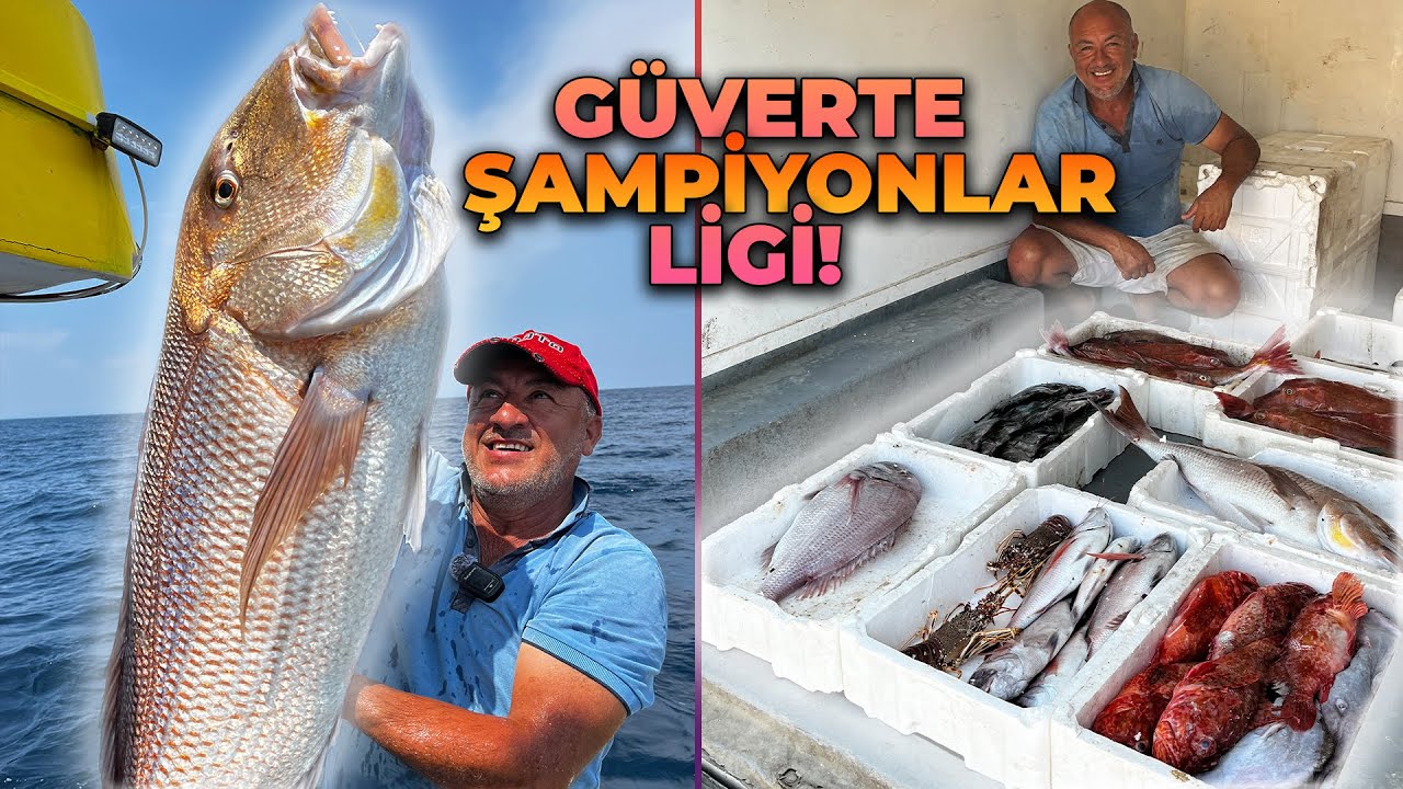 GÜVERTE ŞAMPİYONLAR LİGİ !!! | 14 KG SİNARİT YAKALADIK !!!