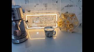 Elevate the space with this sign!Open Coffee LED Neon Sign for Shops, Home Coffee Bar Essential, Esp