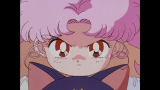 Sailor Mini Moon hypontizes the Tsukino Family