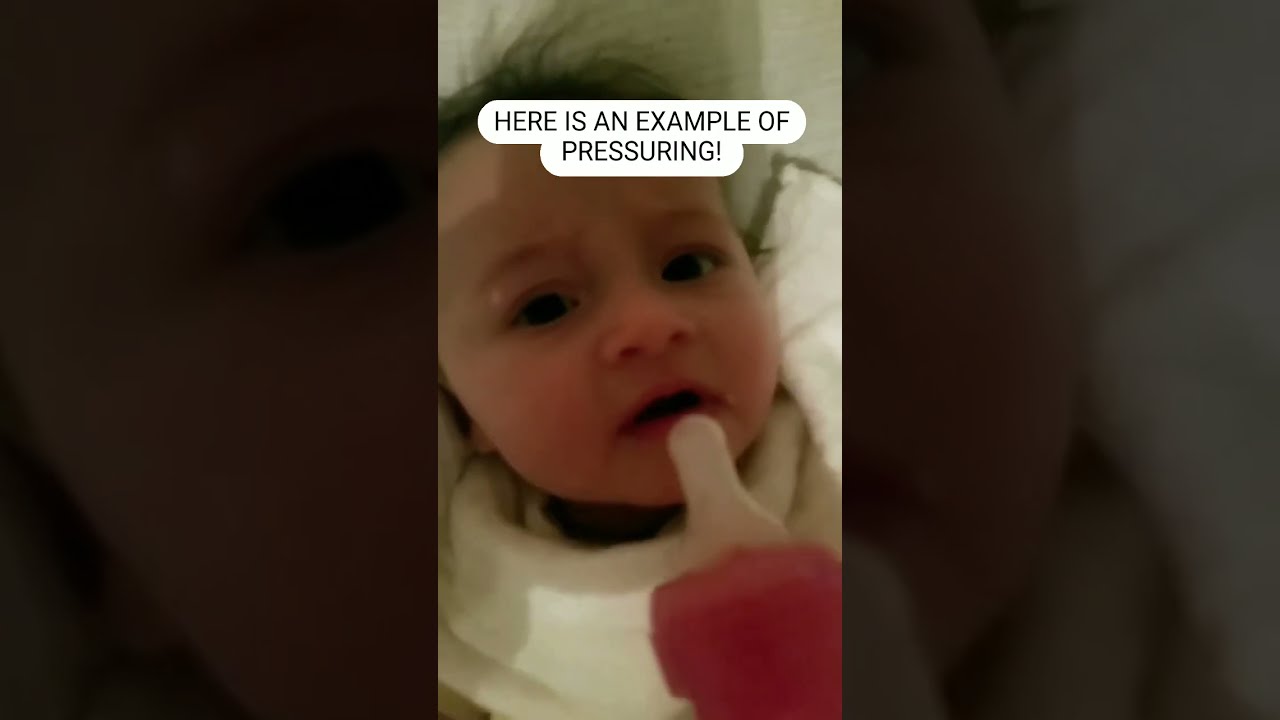Here Is An Example Of Pressuring A Baby To Feed Ebook In Description 