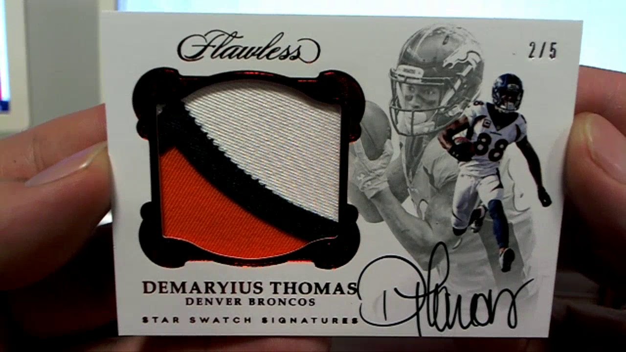 2017 Panini Flawless Football Hobby Box ID 18FLAWFBPYT107 YouTube