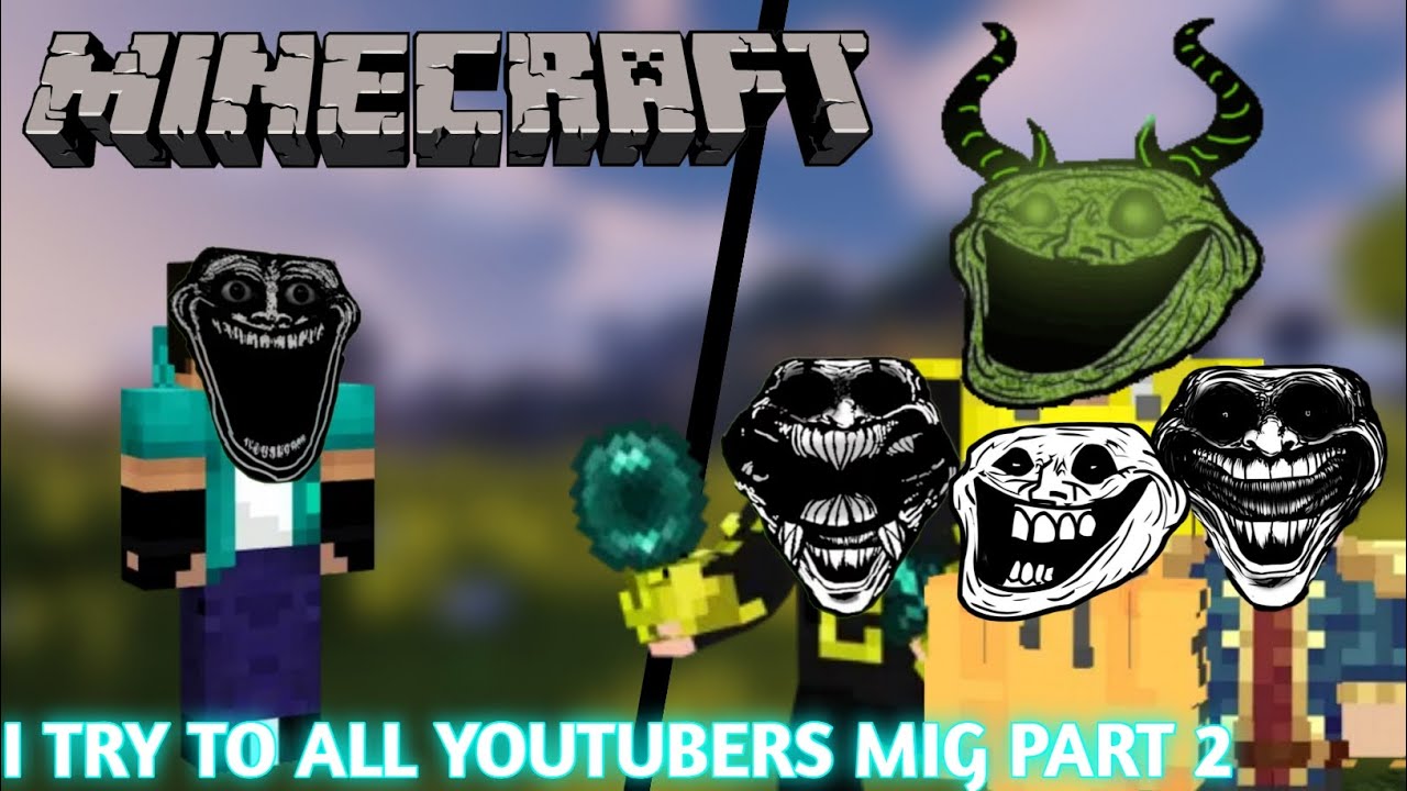I Try To All Youtubers Mlg Part 2 - YouTube