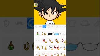 I made Goku black of Dragon Ball super  in SuperMe app screenshot 2