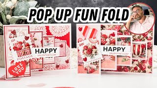 Pop Up Block Fun Fold Card for Valentine’s Day | Step-by-Step Cardmaking Tutorial