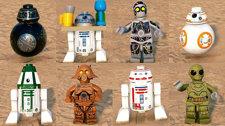 LEGO Star Wars The Skywalker Saga - All Droid Characters Showcase (4K 60FPS)