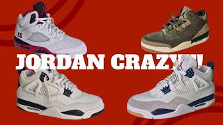 I Bought 4 pairs of Air Jordans! (Air Jordan 3, Air Jordan 4 and Air Jordan 5 Pickups)