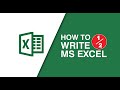 How to write half symbol (½) number in Excel | MS Excel Tutorial