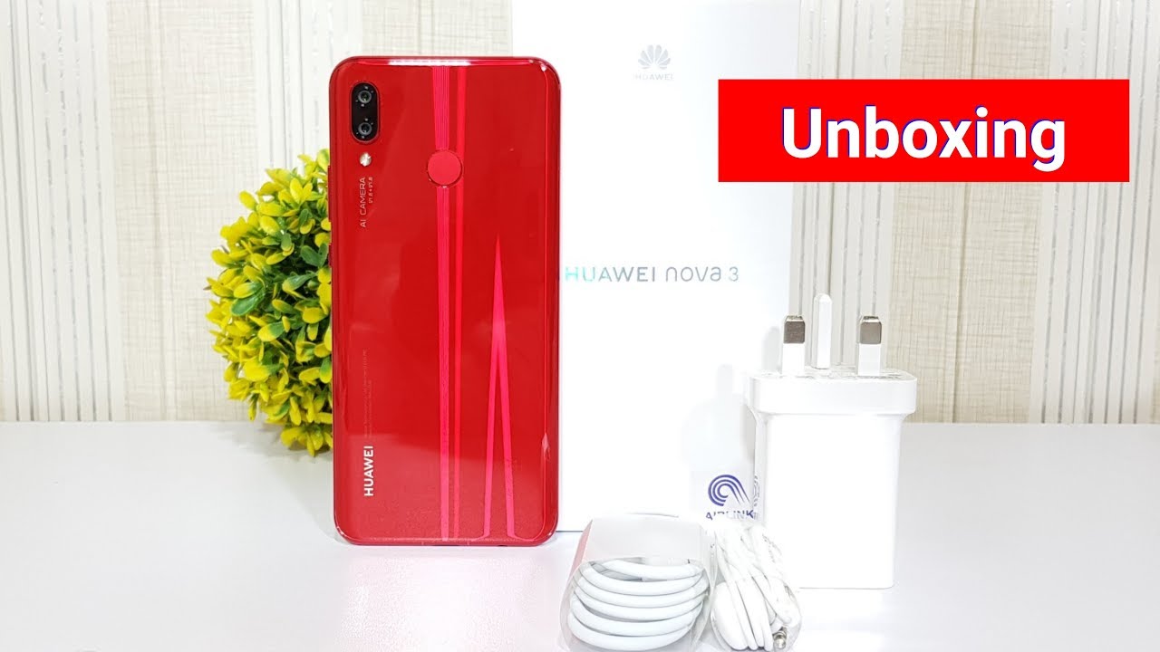 Huawei Nova 3 Unboxing & First Look | Red