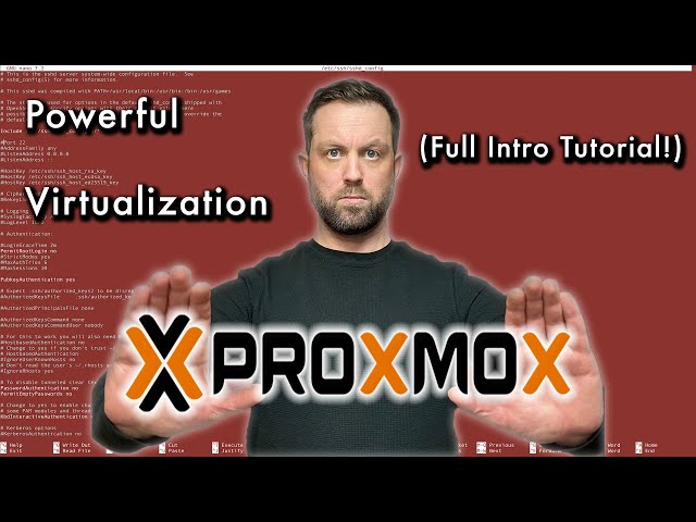 Getting Started with Proxmox VE 8.0 #proxmox #virtualization #virtualmachine #vm class=