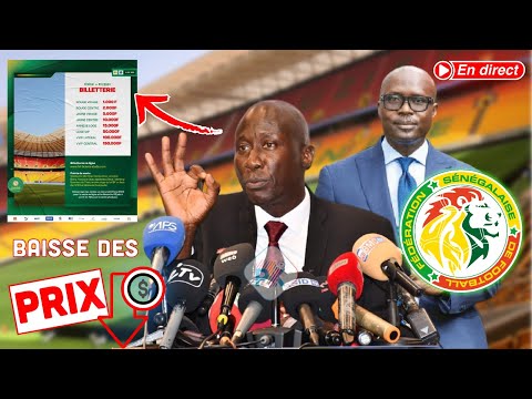 🔴DIRECT_ Cherté des billets, la réplique du DG Dame MBODJ à la Fédération Sénégalaise de football…