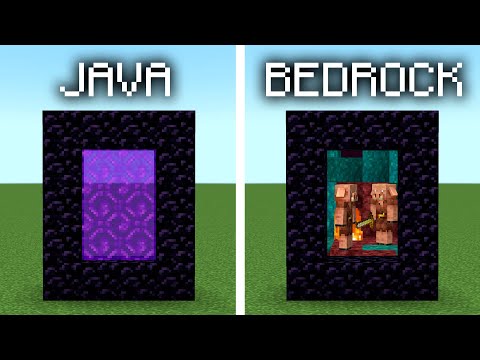 java vs bedrock v6
