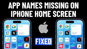 Fix App Names Missing From iPhone Home Screen | iPhone Not Showing App Labels (iOS 18)