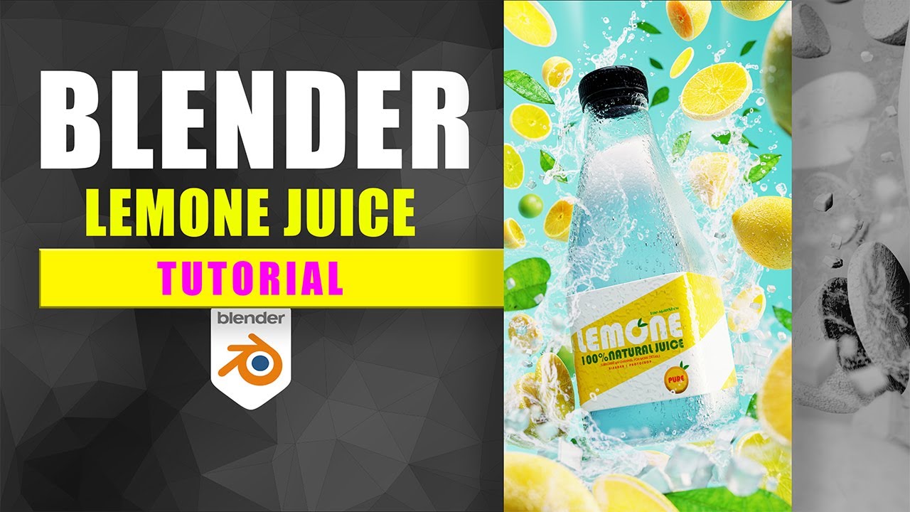 How to make commercial ad inside Blender Tutorial Product design