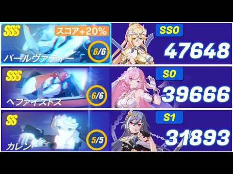 【崩壊3rd】今週の記憶戦場 『パールヴァティー・ヘファイストス・カレン』