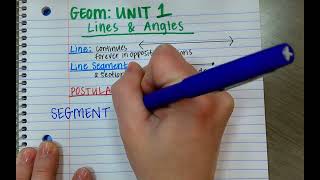 Geom. Day 1 Segment Addition Postulate