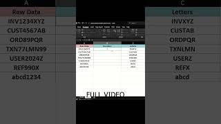 Excel Trick You NEED to Know! 🚀 Extract Text & Numbers Easily!