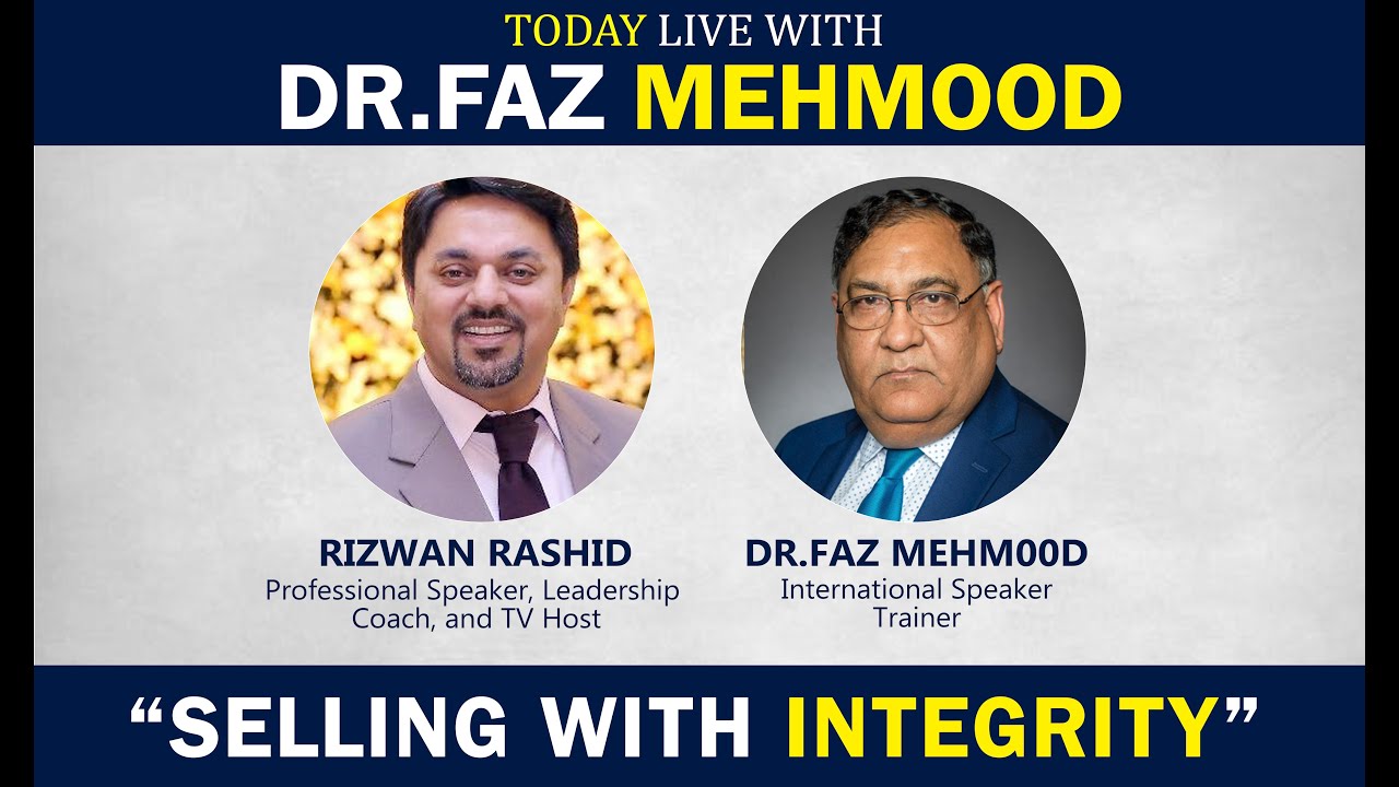 Rizwan Rashid Selling with Integrity - YouTube