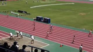 2018年インターハイ　陸上 女子 4×400ｍRリレー 準決勝 3組