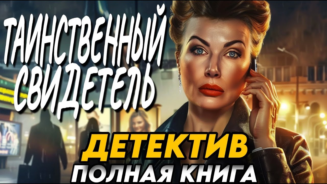 Слушать детектив: ТАИНСТВЕННЫЙ СВИДЕТЕЛЬ | полная аудиокнига