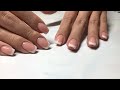 COME FARE IL FRENCH - TUTORIAL - Rrefill in gel con french