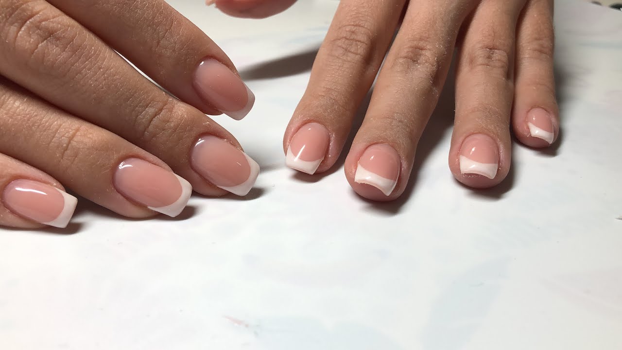 COME FARE IL FRENCH - TUTORIAL - Rrefill in gel con french