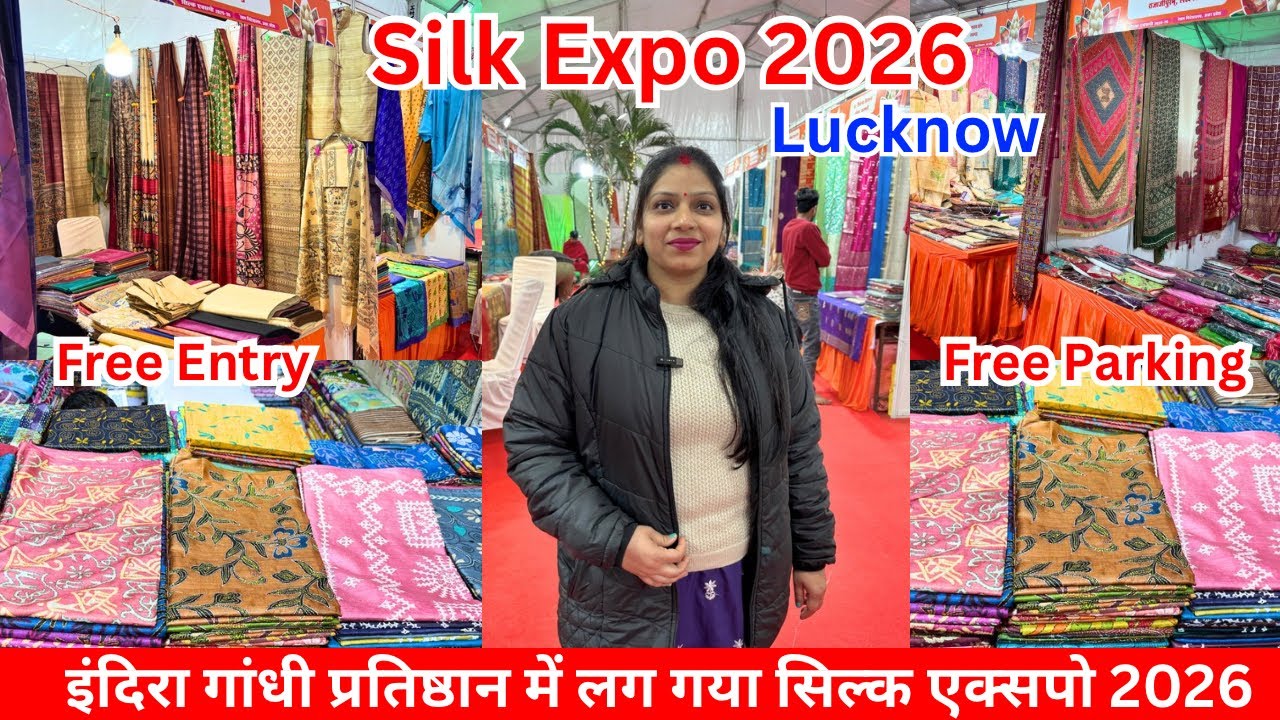 Silk का खजाना! Tasar, Pure & Banarasi Silk 🧵 | Silk Expo 2026